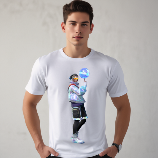 Bruno Printed Cotton Half Sleeves T-Shirt (Unisex)